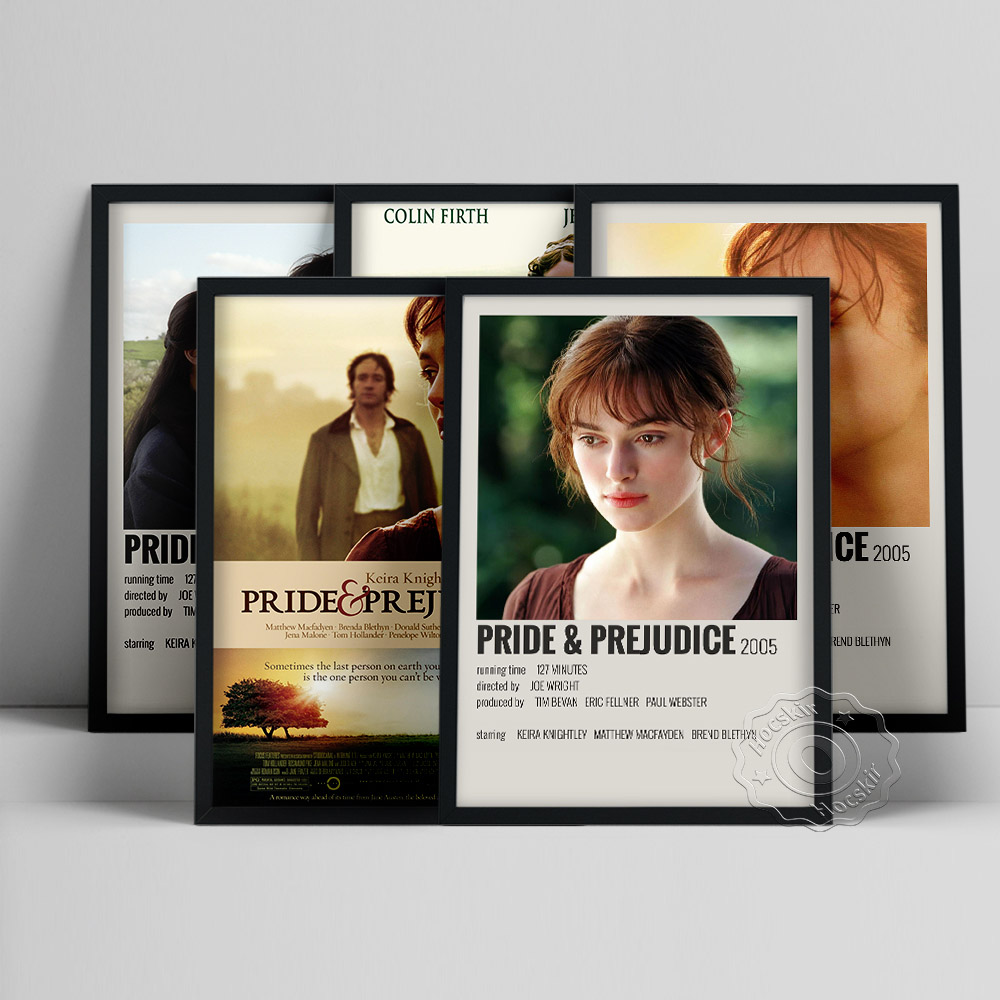 Vintage And Collectible Books - Pride & Prejudice โปสเตอร์ภาพยนตร์, Jane Austen
