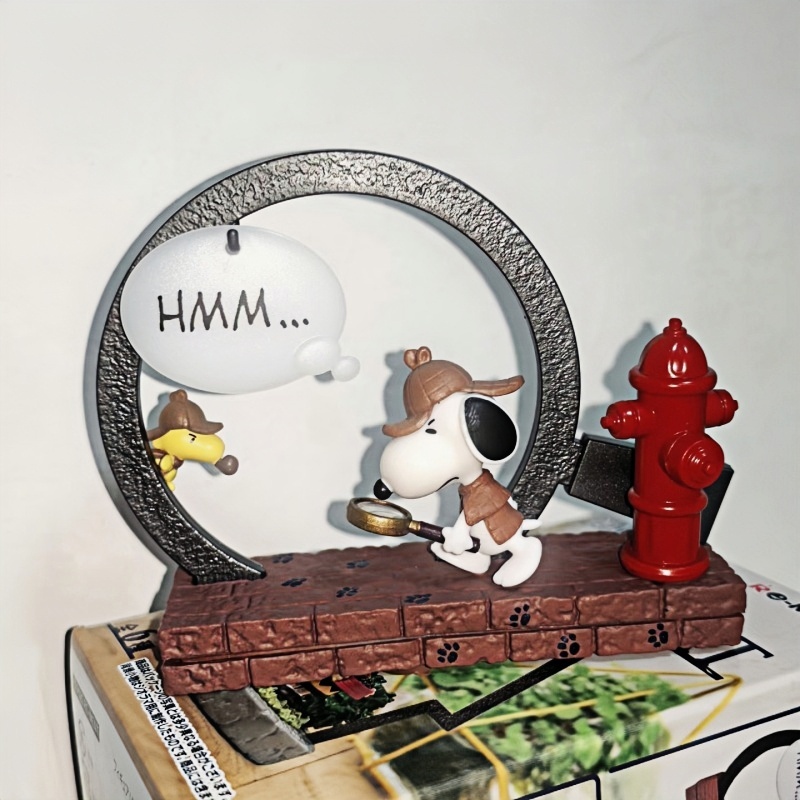 Vintage Collectible Items - เรเมนท์ สนูปปี้ บลายด์บ็อกซ์ ฟิกเกอร์ ของตกแต่งฉากศิลปะเหล็กวินเทจ ของสะสมสำหรับตั้งโชว์บนโต๊ะ