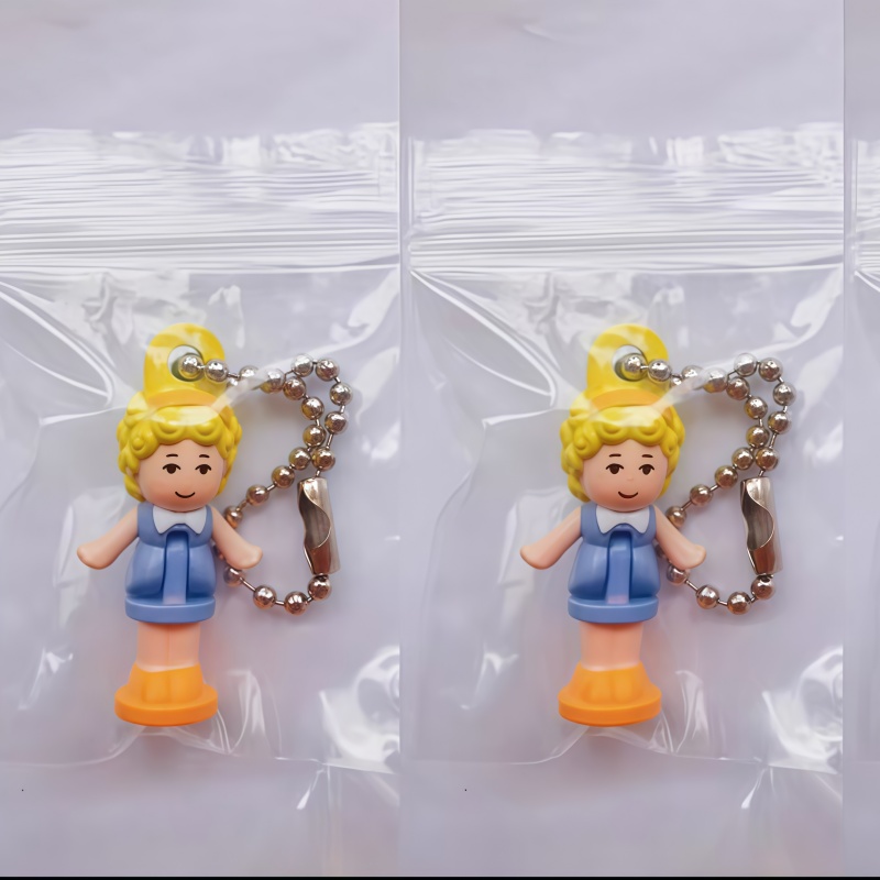 Vintage Collection Playset - พวงกุญแจโพลลี่พ็อกเก็ต ของเล่นวินเทจ ของสะสม ตกแต่งกระเป๋า ของขวัญ สำหรับกระเป๋าเป้