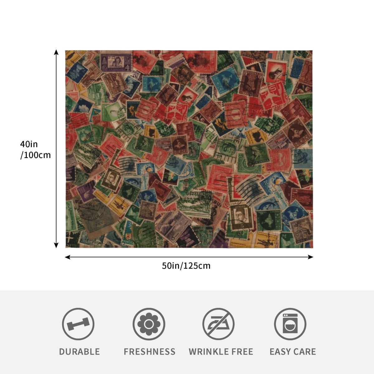 ผ้าห่มลายแสตมป์วินเทจ ของตกแต่ - Collectible Vintage Postage Stamps บทวิจารณ์และราคา