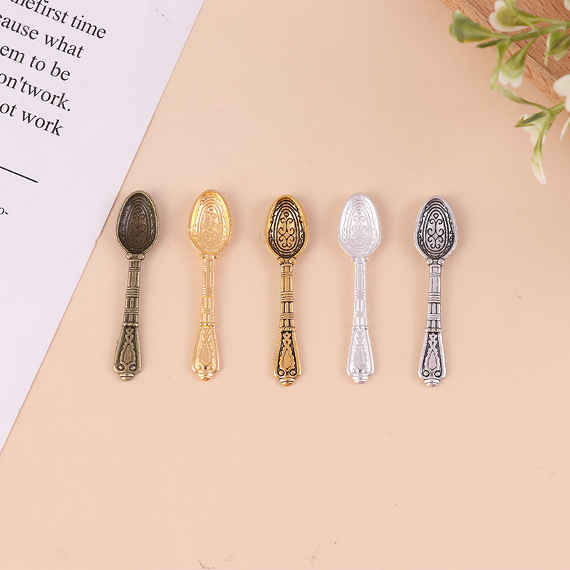 10ชิ้นช้อนขนาดเล็กสำหรับบ้านตุ - Vintage Collectible Spoons บทวิจารณ์และราคา