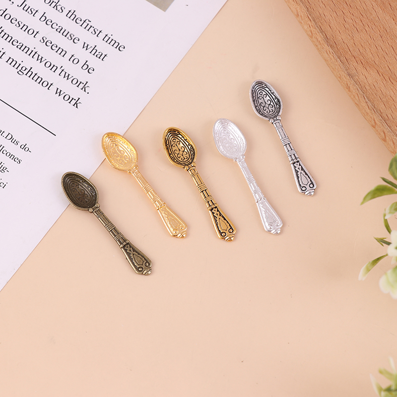 10ชิ้นช้อนขนาดเล็กสำหรับบ้านตุ - Vintage Collectible Spoons บทวิจารณ์และราคา