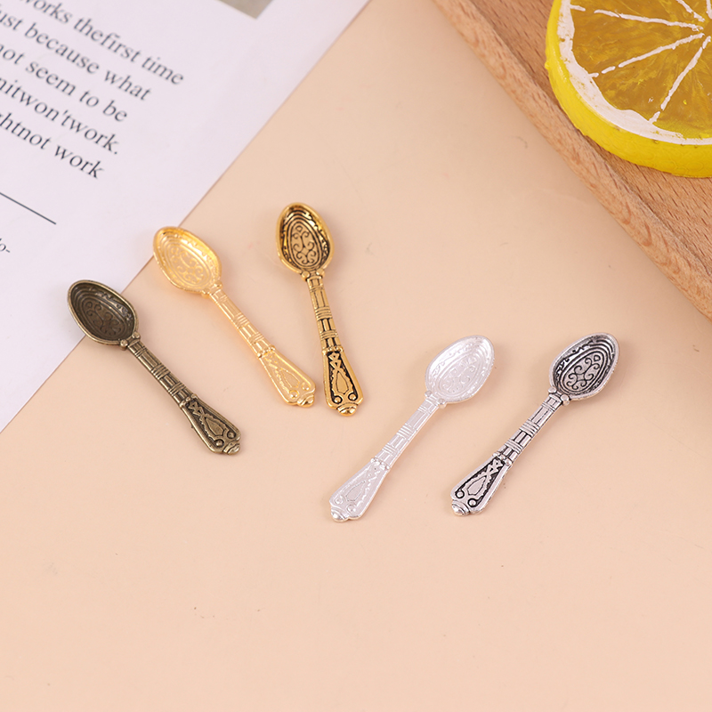10ชิ้นช้อนขนาดเล็กสำหรับบ้านตุ - Vintage Collectible Spoons บทวิจารณ์และราคา