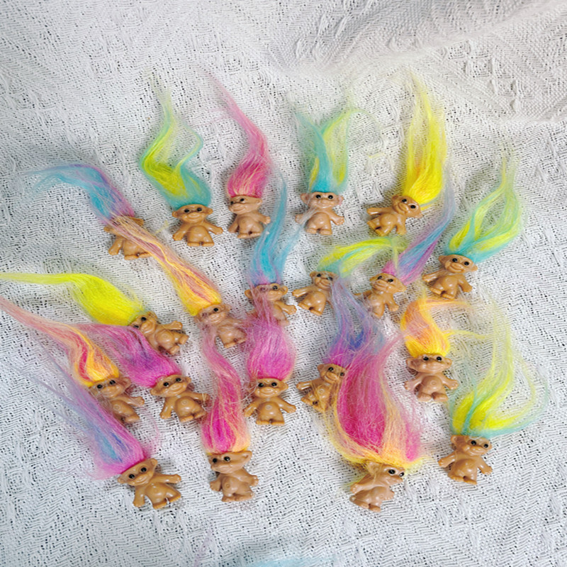 ตุ๊กตาโทรลล์ผมยาวขนาดเล็ก 10/2 - Vintage Collectible Items บทวิจารณ์และราคา