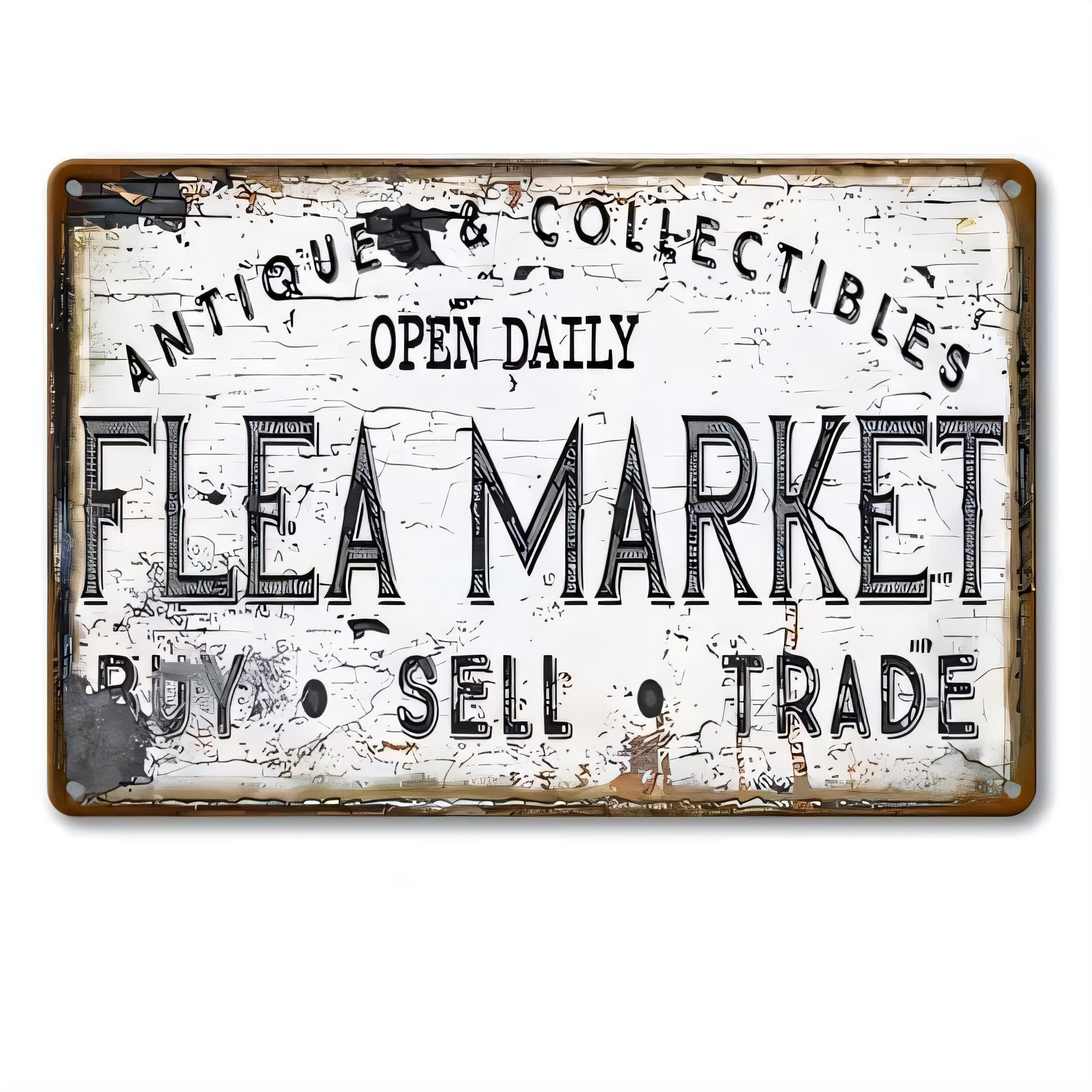 ป้ายโลหะโบราณ ของสะสม ตลาดนัดเ - Vintage Collectible Tins บทวิจารณ์และราคา
