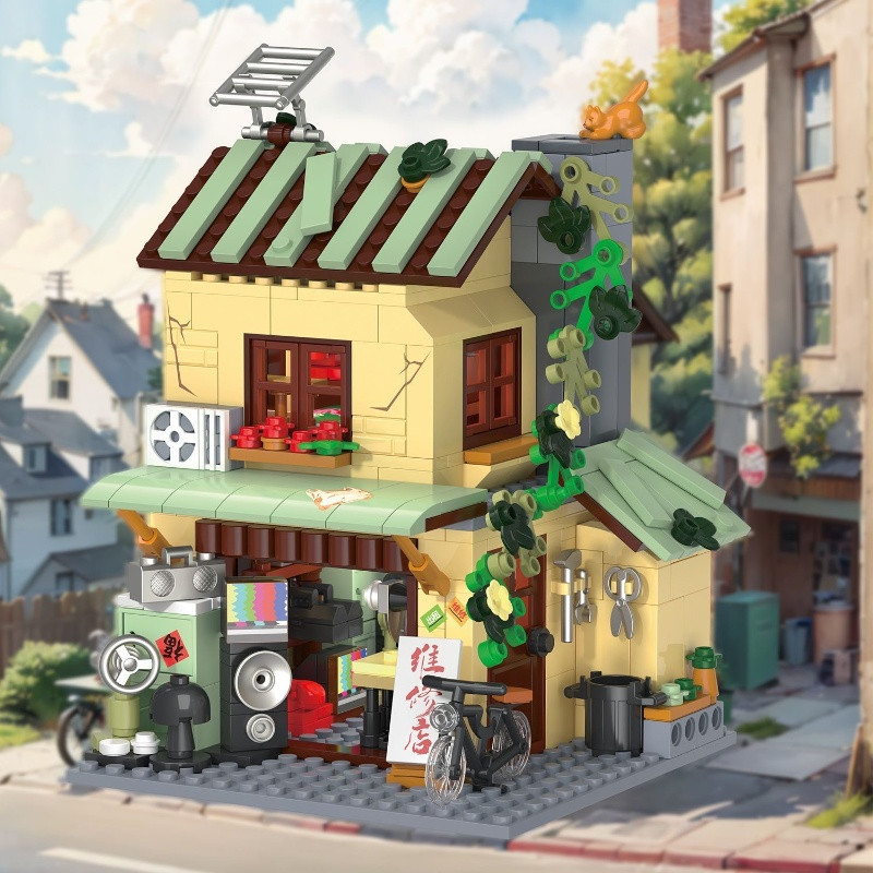 ตัวต่ออาคารร้านค้าสไตล์วินเทจข - Vintage And Collectible Stores บทวิจารณ์และราคา