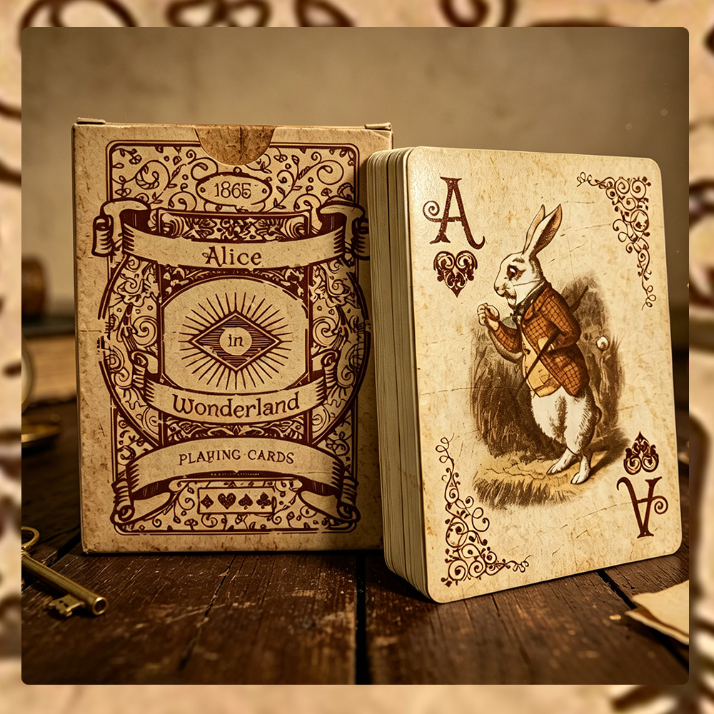 1 ชุด/2 ชุด ไพ่กระดาษวินเทจอลิ - Vintage Collectible Playing Cards บทวิจารณ์และราคา