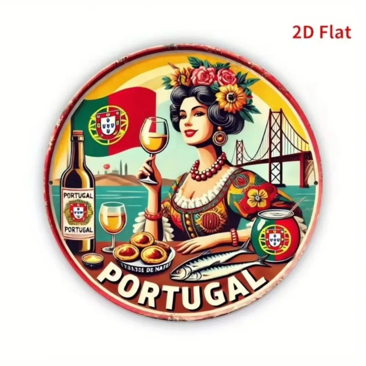 ป้ายโลหะทรงกลมสไตล์วินเทจเรโทร - Vintage Collectible Tins บทวิจารณ์และราคา