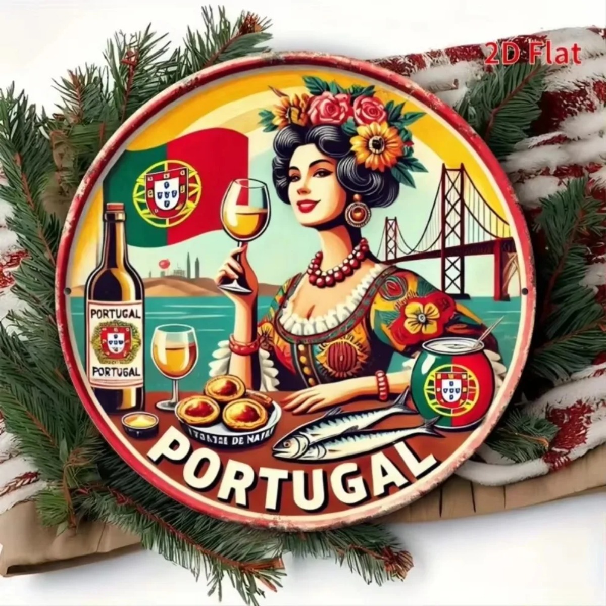 ป้ายโลหะทรงกลมสไตล์วินเทจเรโทร - Vintage Collectible Tins บทวิจารณ์และราคา