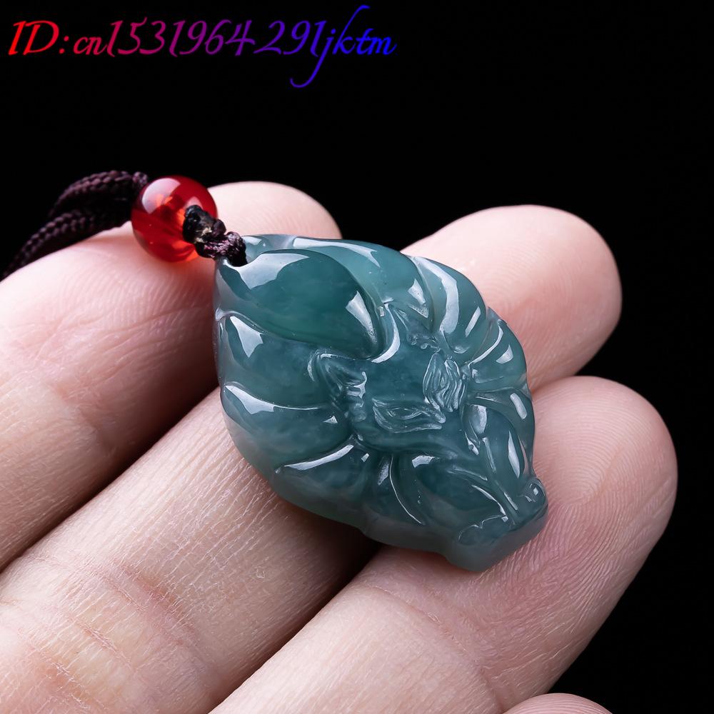 หยกพม่าธรรมชาติจี้รูปสุนัขจิ้ง - Vintage Collectible Item บทวิจารณ์และราคา