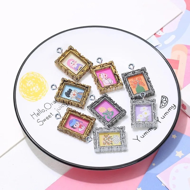 จี้รูปกรอบรูปเรซิ่นวินเทจแบบแบ - Vintage Collectible Item บทวิจารณ์และราคา