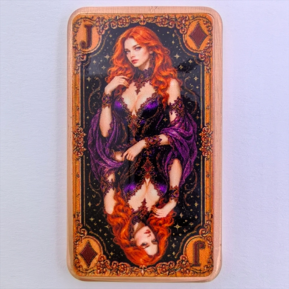 แท่งทองแดงบริสุทธิ์ 1 ออนซ์ .9 - Vintage Collectible Playing Cards บทวิจารณ์และราคา