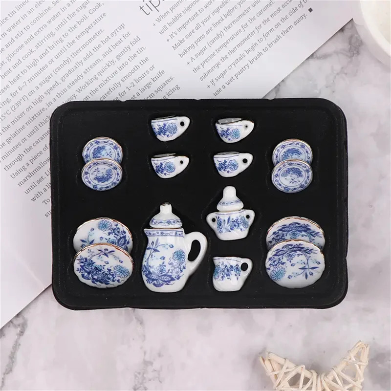 15 ชิ้น/เซ็ตวินเทจจิ๋วชุดน้ำชา - Vintage Collectible Items บทวิจารณ์และราคา